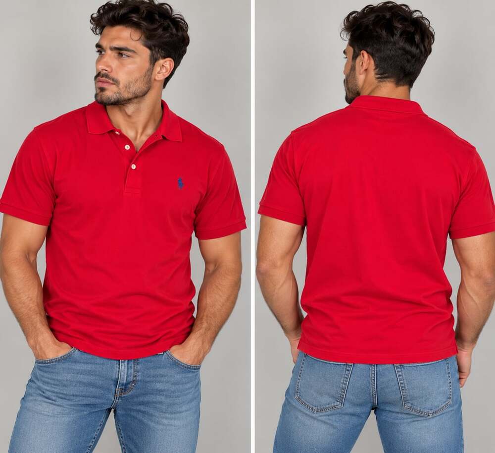Polo Golf Ralph Lauren Size XXL Red Pima Cotton Polo Shirt
